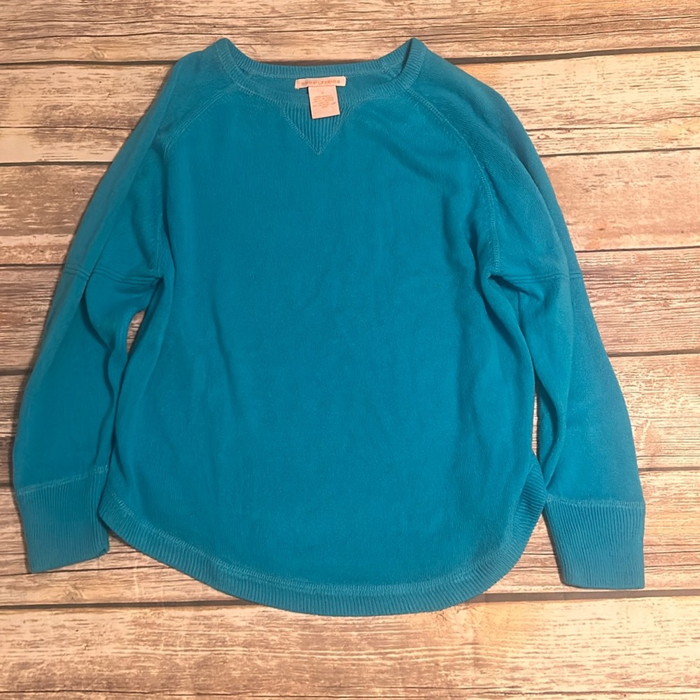 Sweet Romeo Aqua Sweater. Small